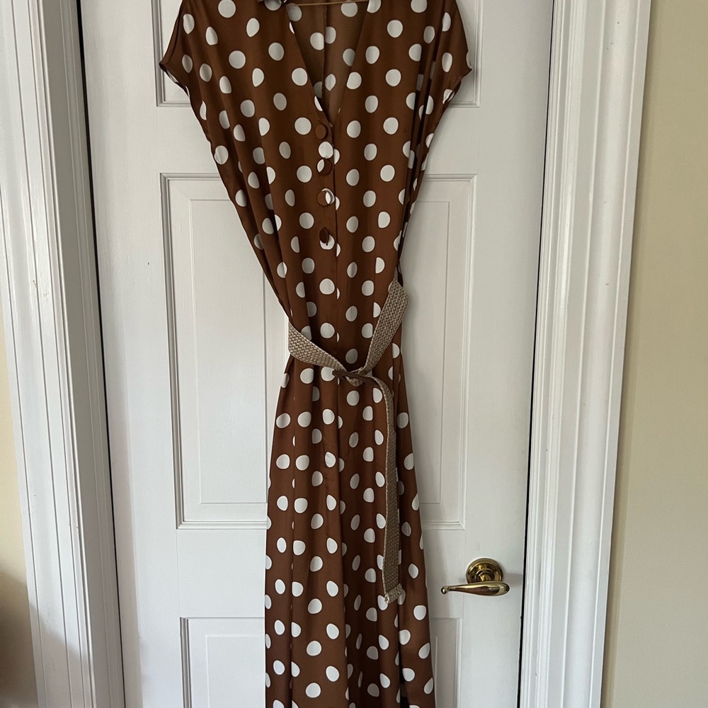 Brown Zara jumpsuit